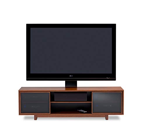 BDI Arena 9972 Freestanding Flat Panel TV Mount for 40-inch to 70-inch TVs, Gloss Black