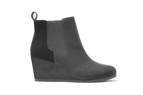 TOMS - Botines Bailey para mujer, plomizo, 38.5 EU