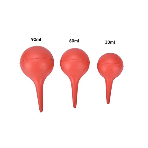 Blue Stones Rubber Suction Ear Washing Syringe Squeeze Bulb Rubber Refillable Bottles Laboratory Tools Vacuum Blower - Thumbnail 2