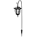ezsolar Dual Use Classic Coach Light (Set of 2) Model #: CPM1a-R2- BK-2, Powered by SunPower Solar Panels, Pathway Lights, Outdoor Lighting, 1 AA Battery Included, 1 Year Warranty.