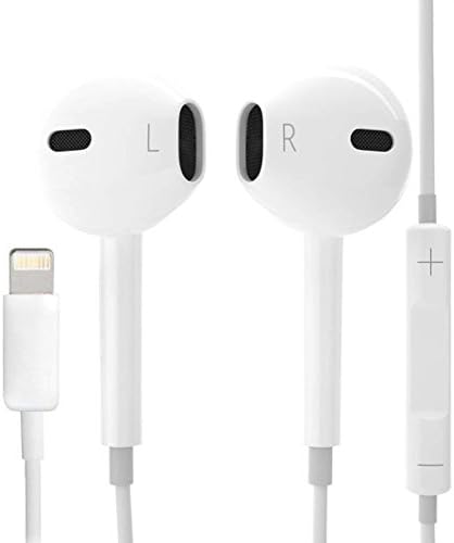 CABLEOT Earphones for iPhone 7 and 7 Plus with Lightning Jack with Microphone