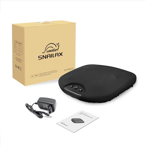 Snailax 2 in 1 Shiatsu Foot Massager with Heat, Flexible Massage Knots for All Sizes of Feet, Foot Warmer, Electric Pain Reliever