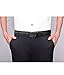 QISHI YUHUA Ratchet Belt for Men, Slide Men's Belt with Genuine Leather 1 3/8,Trim to Fit