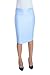 Esteez Pencil Skirt for Women Stretchy Silky Figure Flattering Knee Skirt