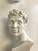 Torino Mini David Head Plaster Cast Mannequin, Great for Artists, Artistic piece, Color: White, Size: 5