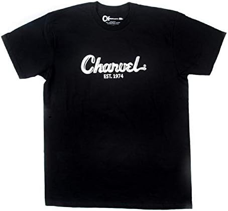 Charvel Guitars Toothpaste Logo Tee T-Shirt in Black - Large - #0998727706