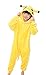 Tonwhar Costumes for Children Kids Cuddly Onesie Pajamas Yellow