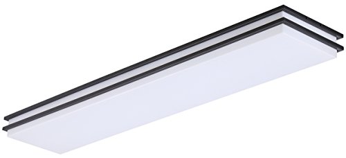 LB72138 LED Linear Flush Mount Ceiling Lighting, Oil Rubbed Bronze, 48-Inch, 35W, 200W Equivalent, 3000K Warm White, 2800 Lumens, ETL & DLC Listed, Energy Star, Dimmable