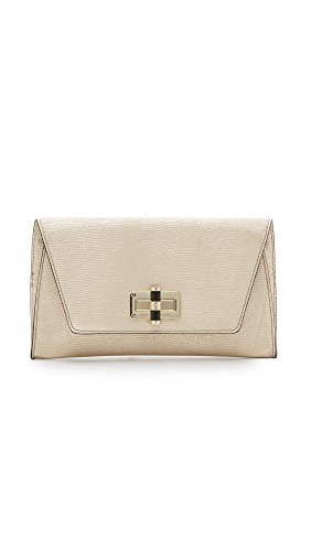 Diane Von Furstenberg Womens 440 Gallery Uptown Clutch Gold One