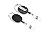 ljdeals Retractable Badge Holders Carabiner Reel Clip On ID Card Holders Pack of 10