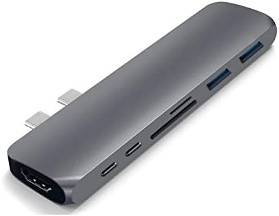 USB Type C HUB Adapter Thunderbolt 3 Dock Dual Ports 3.0 USB Combo HDMI with Micro SD Card Reader for MacBook Pro