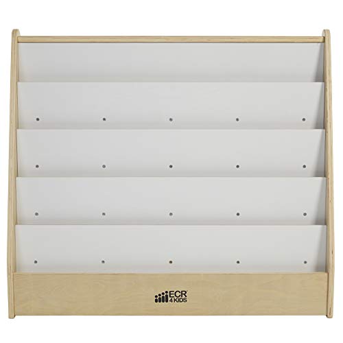 image for ECR4Kids Birch Pic-A-Book Display Stand with Dry Erase White Board and