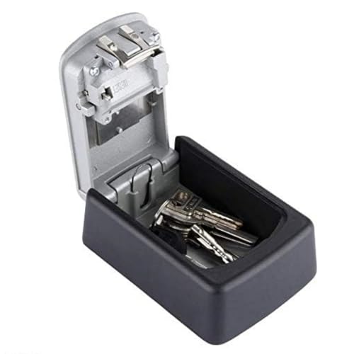 Nestling High Security Key Box Safe Wall Key 4 Digit Key Chest Combination Lock Store Keys