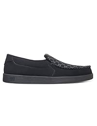 DC Zapatos Hombres Zapatos Villain Tx Slip En Zapatos 301815, Negro, 10