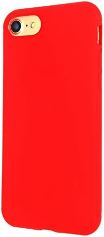 iPhone 8 / 7 Case (4.7"), Danbey, Charming Colorful Skin Feeling, 1.5mm Thick Flexible TPU Slim Cover, Gel Silicone Texture, for Apple iPhone 8 / 7 4.7-inch, D1057 (Matte-Red)