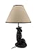 Golf Lovers Tee Time Light Golf Bag Table Lamp with Decorative Beige Shade - 20 Inches High - Stylish Golfing Decor for Bedrooms, Dens and Living Rooms