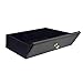LMZX Tesla Model S X Center Console Drawer Cubby Organizer Box Storage Box Insert Wooden Drawer for Tesla Model S Model X Accessories(Leather Black)
