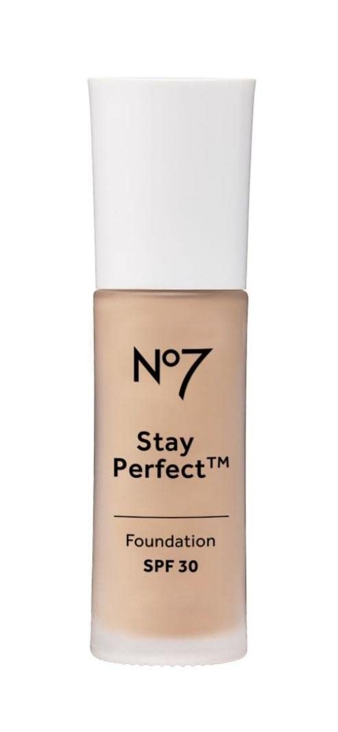 No7 Stay Perfect Foundation (New Formula) - Calico spf30 - 30ml