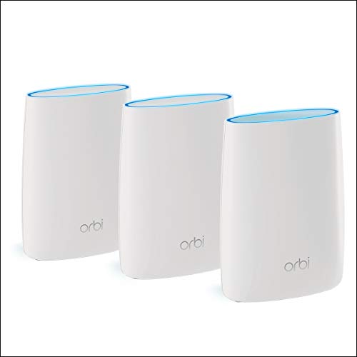 Netgear-Orbi-RBK53S-Potente-Sistema-Mesh-Wi-Fi-TriBanda-AC3000-con-Antivirus-Cobertura-de-hasta-525-m-Kit-de-3-con-1-Router-y-2-satelites-Blanco