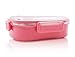 Finex Hello Kitty Chef Pink Bento Lunch Box Set with Clear Lid & Spoon
