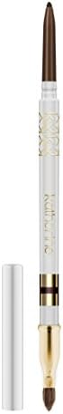 Eyeliner Non Sharpening Solution with Built-In Blending Brush – Hot Yoga Tested - Waterproof Sweatproof No Smudge Formula – Cruelty-Free, Gluten-Free, Makeup without Paraben (Cessna Brown)