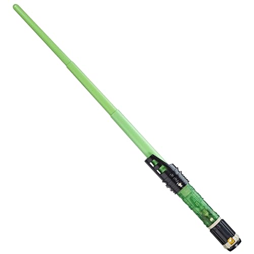 Lightsaber Forge Kyber Core Sabre Laser Luke Skywalker, Sabre Laser Électronique Vert Personnalisable pour Enfants dès 4 Ans, Idéal pour Déguisements.
