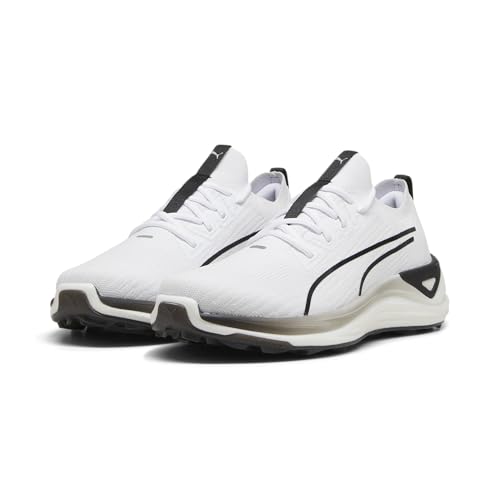 PUMA GOLF ELECTROCAT NITRO, WHITE BLACK, 13