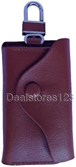 Dealstores123 - Leather Key Wallet (1_Caramel Brown)