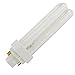 KOR (Pack of 4) 13 Watt Double Tube - G24Q-1 (4 Pin) Base - 3500K Soft White - CFL Light Bulb. Replaces Sylvania 20671 CF13DD/E/835 - Philips 38327-3 PL-C 13W/835/4P/ALTO and GE 97596 F13DBX/835/ECO4P