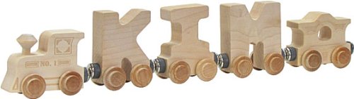 Clear Finish 3 Letter name, Engine and Caboose