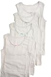 T Cottons Girls Undershirt Cotton Tank Tops (4 Pack)