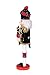 Clever Creations Black Scottish Bagpiper 12 Inch Traditional Wooden Nutcracker, Festive Christmas Décor for Shelves and Tables