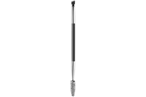 Eyebrow Brush Professional Face Shaping Brow Brushes Eyelash Tools Eyeliner, Black/Silver Practical treatment