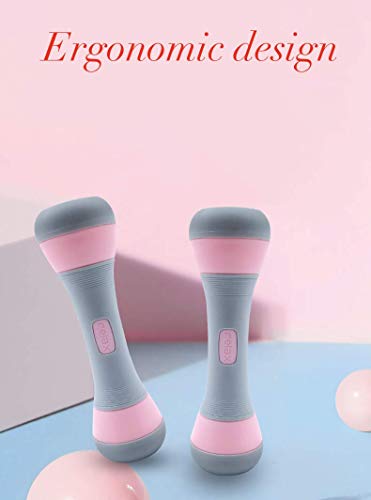 Adjustable-Dumbbells-Set-Weight-PairSet-of-2-Only-For-Women-5-Weight-Options-from-22-to-44-lbs-Non-Slip-Neoprene-Hand-Anti-Skidding-Dumbbells-for-Home-Workouts-Nice-looking-rubber-grip