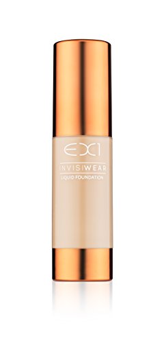 EX1 Cosmetics Invisiwear Liquid Foundation 2.0 - Oil and Fragrance Free, Dermatologically, Clinically Tested