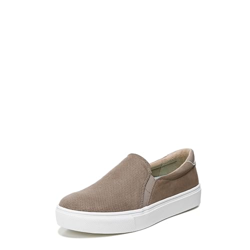 Dr. Scholl's Shoes Womens Nova Slip On Fashion Sneaker,Woodsmoke Microfiber,6.5
