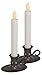 Mark Feldstein & Associates Flameless LED Taper Candle with Timer (Set of 2)