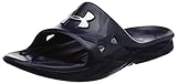 Under Armour Men's Locker III Slides, Midnight Navy/Metallic Silver, 11 D(M) US