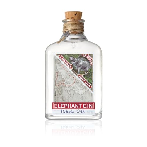 Elephant London Dry Gin, 45% ABV, 50cl | Great for Cocktails and Perfect for Gin & Tonic Sundowners