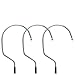 Kids Hangers Cute Childrens Hanger Space Saving Kids Metal Hanger with Plastic Coating Baby Clothes Hanger 20 Pack (Black)