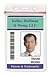 Heavy Duty Vinyl Vertical Badge Holder with Resealable Top Sold Individually