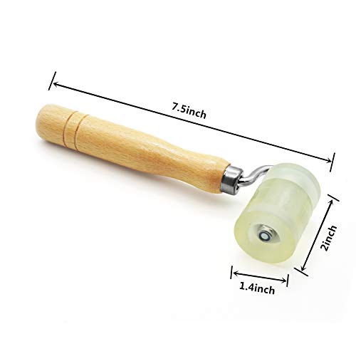 CARTINTS Rubber Seam Roller, Wallpaper Roller for Auto Car Audio Sound Deadening Application, Sound Heat Insulation Mat Wallpaper Application, Perfect for Processing Edges - Thumbnail 4