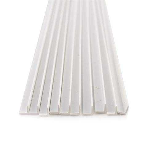 War World Scenics 10 x L-Shape Column ABS Plastic 250mm Length (Choose Size) - Plasticard Styrene Architectural Modelling Model Making Building DIY Materials - Thumbnail 4