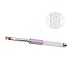 BQAN 1Pcs Nail Ombre Brush Nail Art Gradient Painting Brush With Rhinestone Handle For Nail Design, For Gel Nails