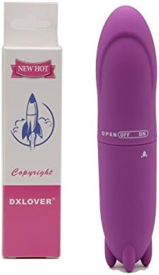 Mini Portable Rocket Handheld Trigger Electronic Massager Toy Color Purple