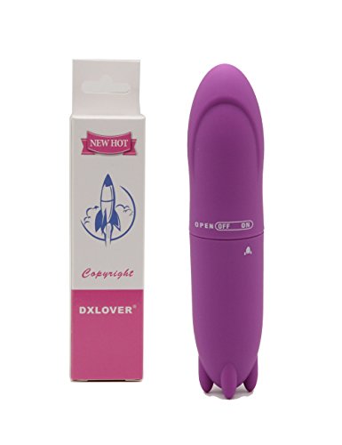 Mini Portable Rocket Handheld Trigger Electronic Massager Toy Color Purple