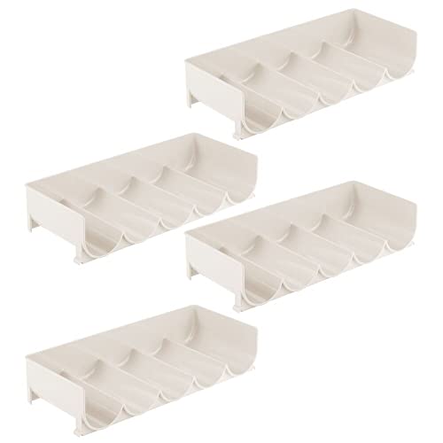 mDesign Modern Plastic Stackable Standing Water Bottles, Soda, Wine, Snack/Food Rack Tier