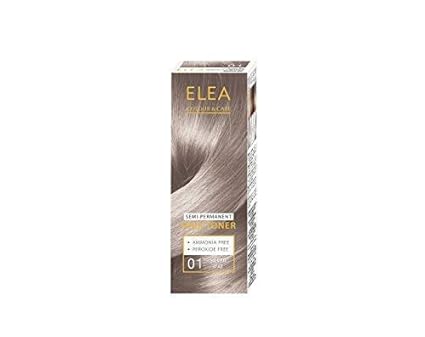 Elea Semi Permanent Hair Toner 100ml 01 Silver Mat Amazon Co Uk