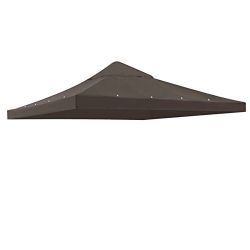 CHIMAERA 10x10 Ft Canopy Gazebo Top Replacement - Coffee Liqueur