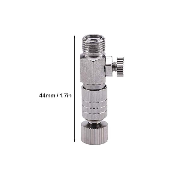 Trennen Sie den Adapter Airbrush Air Horse Quick Connecter Set Airbrush Quick Release Trennkupplung mit Stecker 1/8 in Armaturen Teil mit 4 Armaturen – Bild 4